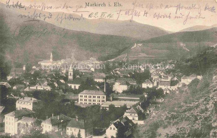 Markirch Elsass Ste-Marie-aux-Mines 68 Haut-Rhin Panorama Feldpost