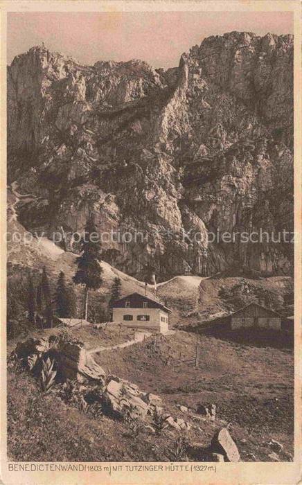 Benedictenwand 1803m BAD ToeLZ bayern mit Tutzinger Huette