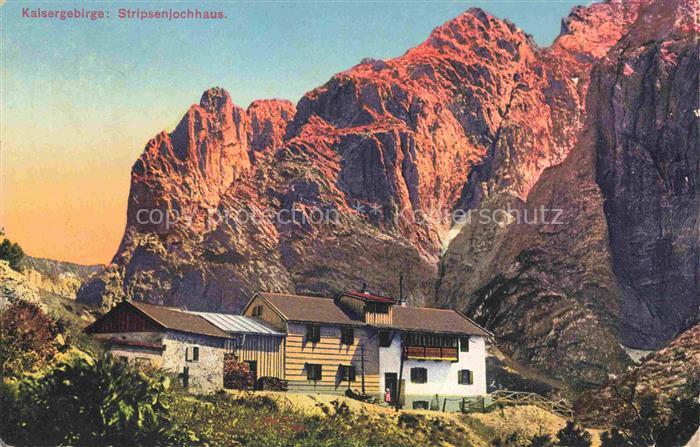 Kaisergebirge Tirol AT Stripsenjochhaus