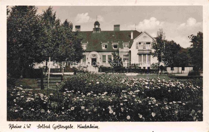 RHEINE WESTFALEN NRW Solbad Gottesgabe Kinderheim