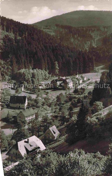 Schoenmuenzach Baiersbronn Blick ins Schoenmuenzachtal