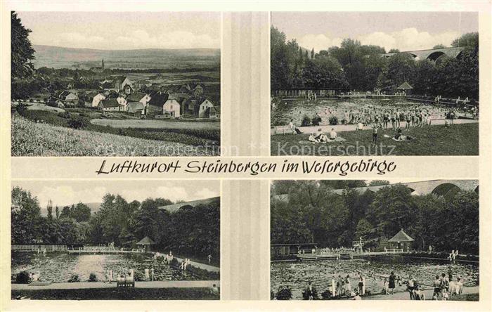 Steinbergen Rinteln Niedersachsen Panorama Freibad