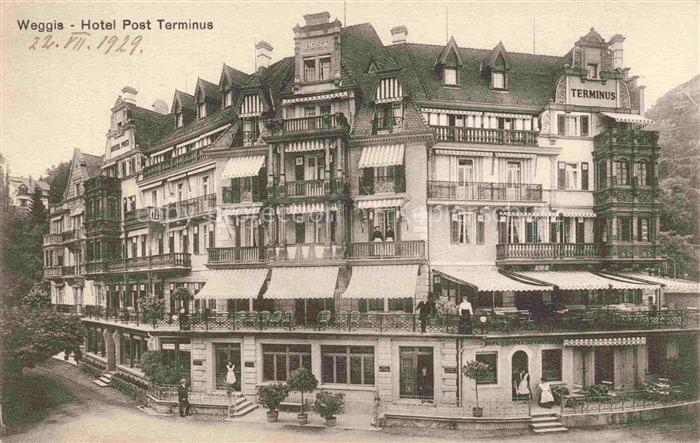 Weggis Vierwaldstaettersee LU Hotel Post Terminus