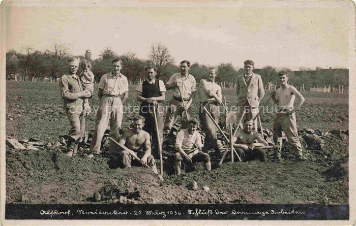 Alfdorf Rems-Murr-Kreis BW Abschluss der Drainagearbeiten Arbeitseinsatz