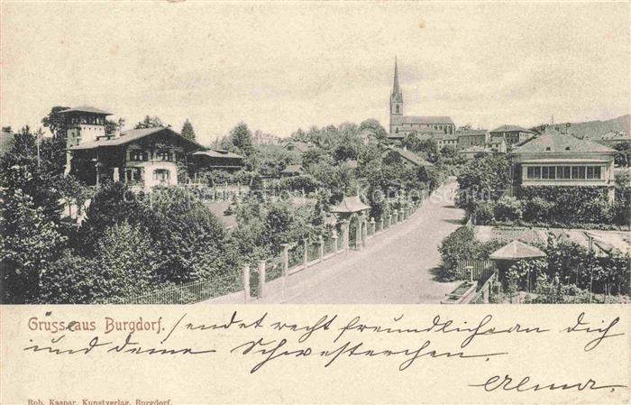 BURGDORF BE Panorama Kirche