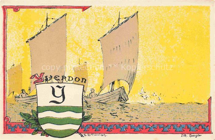 YVERDON-LES-BAINS VD Wappen