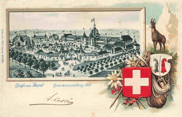 BASEL BS Gewerbeausstellung 1901