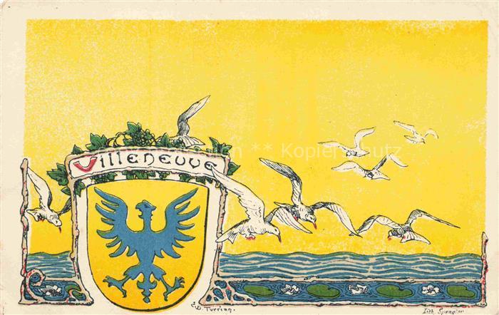 Villeneuve  Lac Leman VD Wappen