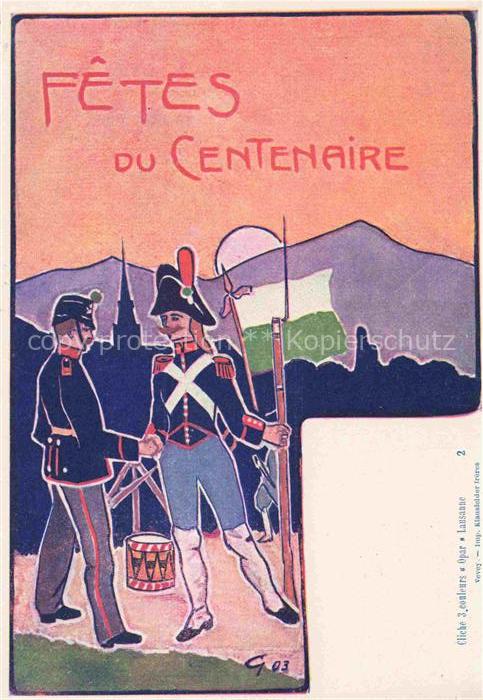 LAUSANNE VD Fetes du Centenaire