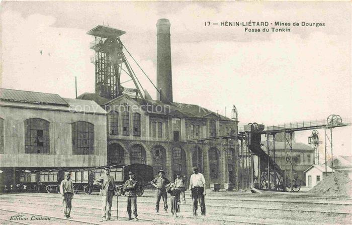 Henin-Lietard LENS 62 Pas-de-Calais Mines de Dourges Fosse du Tonkin