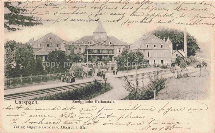 Carspach Karspach Altkirch 68 Haut-Rhin Kneippsche Heilanstalt