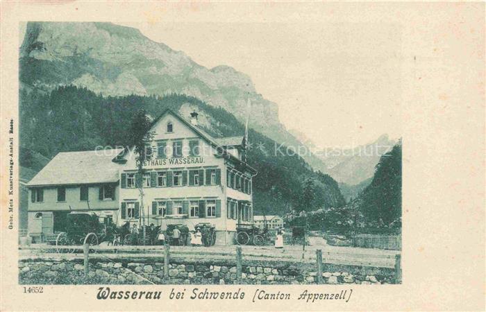 Wasserau Wasserauen Schwende IR Gasthaus Wasserau