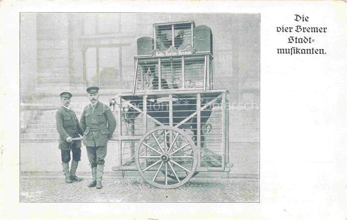 KoeLN RHEIN Die vier Bremer Stadtmusikanten Tour von Koeln ueber Berlin nach Br