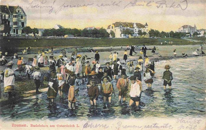 BREMEN CITY Badeleben am Osterdeich