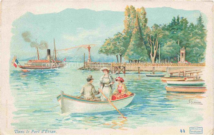 Evian-les-Bains Thonon-les-Bains 74 Haute-Savoie Dans le Port d'Evian