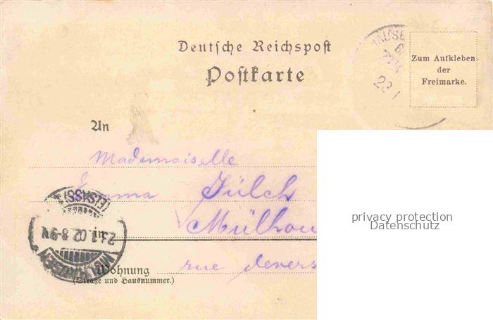 Alt-Muensterol Altmuensterol Montreux-Vieux Altkirch 68 Haut-Rhin Grenzbruecke C – Bild 2