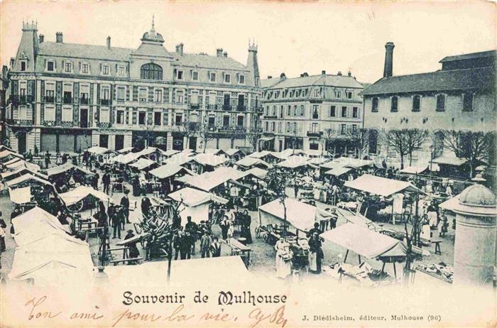 MULHOUSE Muehlhausen 68 Haut-Rhin Marktplatz