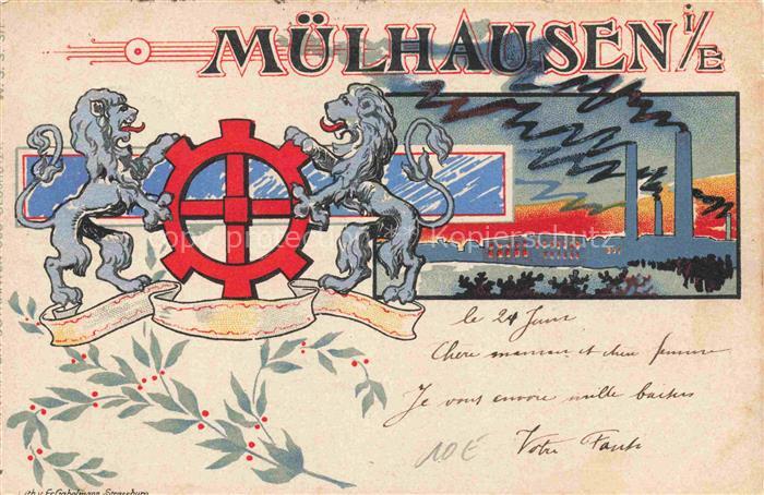 Muelhausen Elsass Wappen