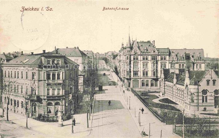 ZWICKAU  Sachsen Bahnhofstrasse