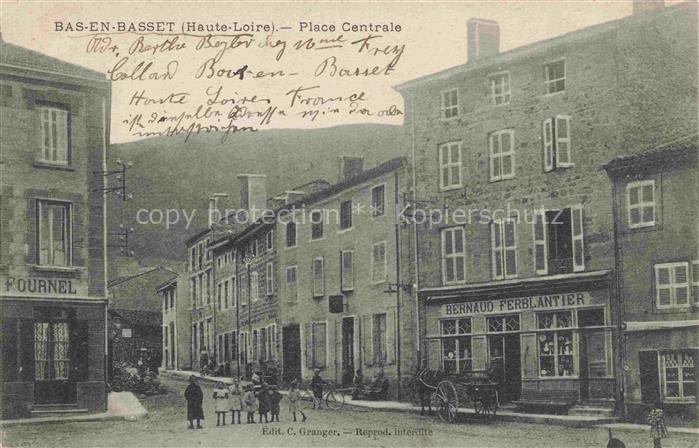 Bas-en-Basset Yssingeaux 43 Haute-Loire Place Central