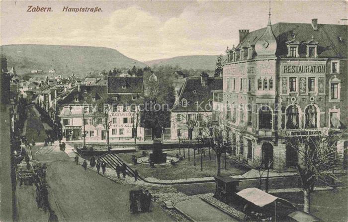 Zabern Saverne Alsace 67 Bas-Rhin Hauptstrasse Feldpost