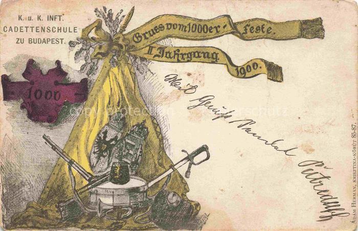 BUDAPEST HU KuK Inft Cadettenschule Budapest