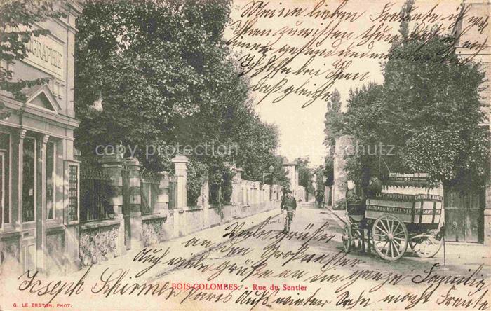 Bois -Colombes 92 Hauts-de-Seine Rue du Sentier