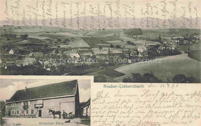 Nieder-Liebersbach Birkenau Bergstrasse Hessen Panorama Wirtschaft Emig