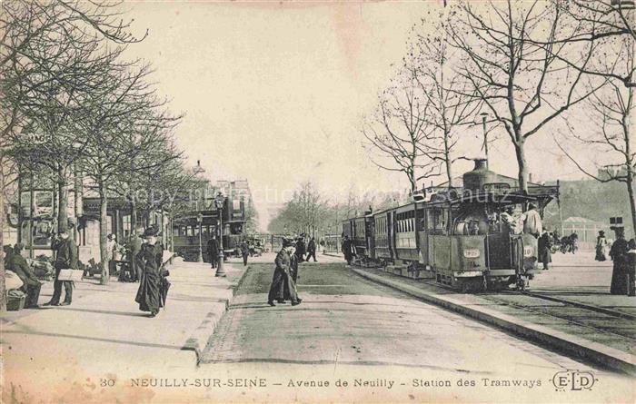 NEUILLY  -SUR-SEINE 92 Hauts-de-Seine Avenue de Neuilly Station des Tramways