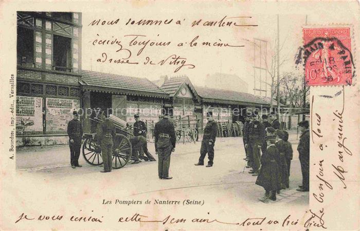 NANTERRE 92 Hauts-de-Seine Les Pompiers