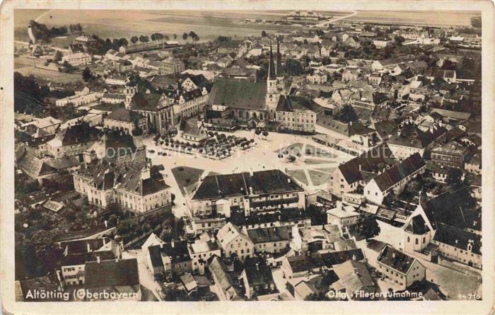 ALToeTTING Bayern Original Fliegeraufnahme