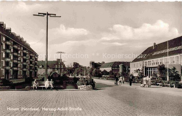 HUSUM Nordfriesland Norsee Schleswig-Holstein Herzog-Adolf-Strasse