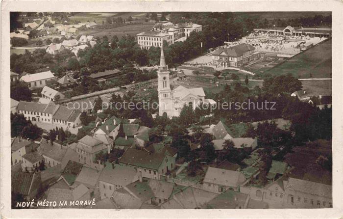 Nove Mesto na Morave Neustadt Maehren CZ Fliegeraufnahme