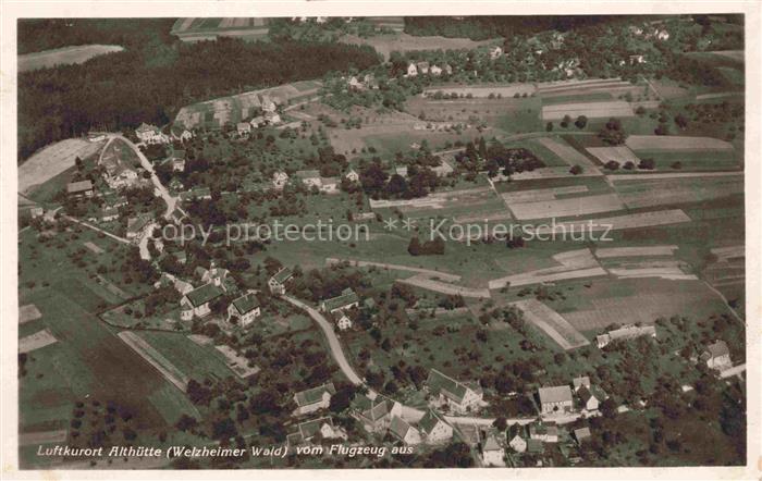Althuette Welzheimer Wald Rems-Murr-Kreis BW Panorama Luftkurort