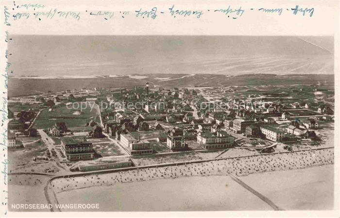 WANGEROOGE Wangeroog Nordseebad Fliegeraufnahme