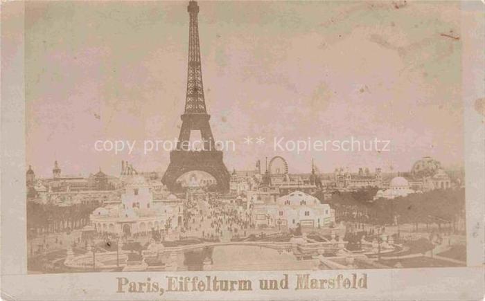 PARIS 75 Eiffelturm und Marsfeld