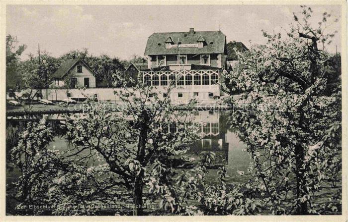 Luehe Gruenendeich Altenland Stade Niedersachsen Hotel Restaurant zur Elbschluch