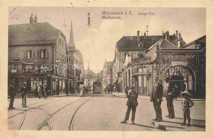 MULHOUSE Muehlhausen 68 Haut-Rhin Junge-Tor