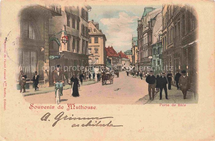 MULHOUSE Muehlhausen 68 Haut-Rhin Porte de Bâle Baslertor