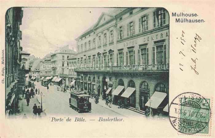 MULHOUSE Muehlhausen 68 Haut-Rhin Porte de Bâle Baslertor