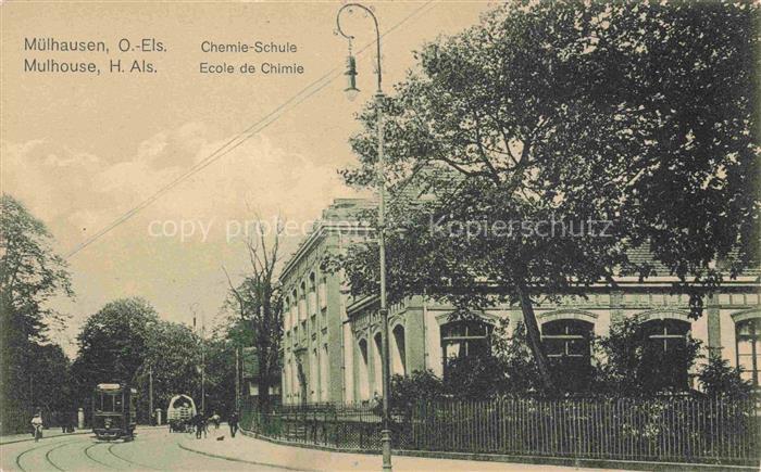 MULHOUSE Muehlhausen 68 Haut-Rhin Chemieschule Ecole de Chimie