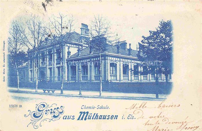 MULHOUSE Muehlhausen 68 Haut-Rhin Chemieschule Ecole de Chimie