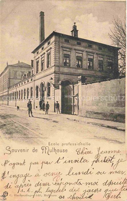 MULHOUSE Muehlhausen 68 Haut-Rhin Ecole professionelle