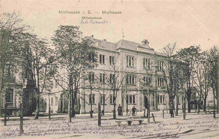 MULHOUSE Muehlhausen 68 Haut-Rhin Mittelschule