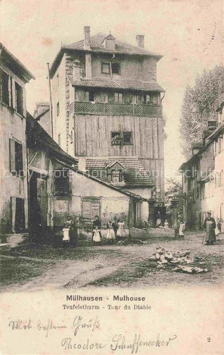 MULHOUSE Muehlhausen 68 Haut-Rhin Tour du Diable Teufelsturm