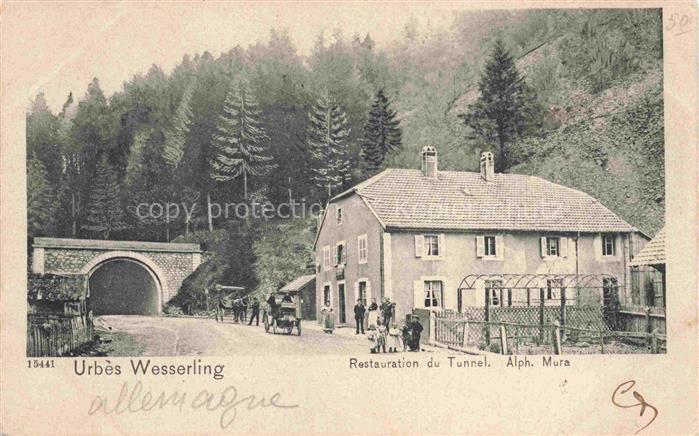 Wesserling Husseren Thann 68 Haut-Rhin Restauration du Tunnel