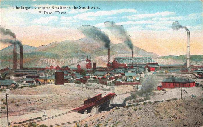 EL PASO  Texas USA The largest Customs Smelter in the Southwest