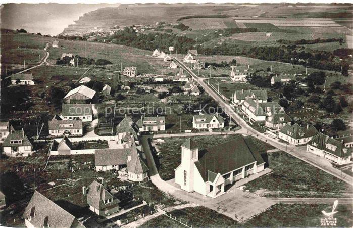 Berneval-le-Grand Berneval-sur-Mer 76 Seine-Maritime Eglise et le Centre du Bour