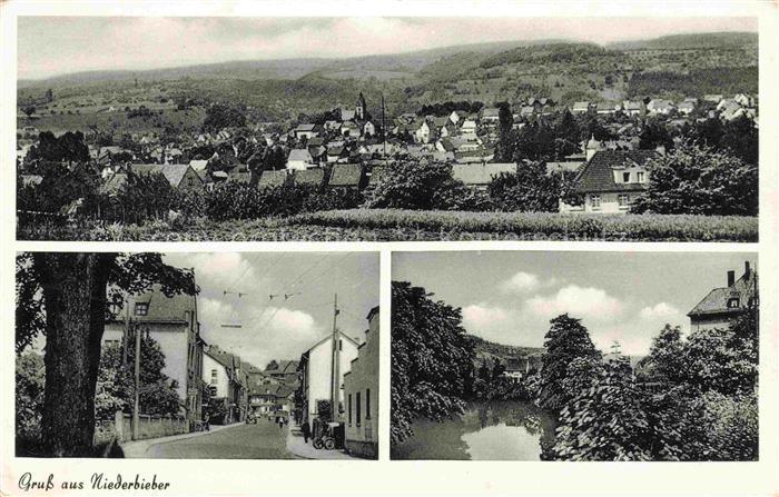 Niederbieber Neuwied Rheinland-Pfalz Panorama Hauptstrasse Partie am Wasser