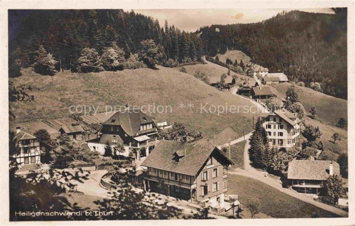 Heiligenschwendi THUN BE Panorama Teilansicht